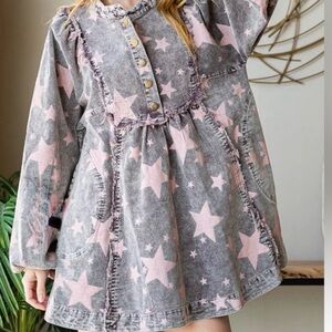 New!! Oli & Hali Star Babydoll Top